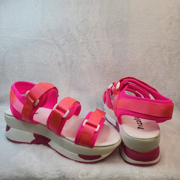 Fuchsia Summer Sneakers Harness Sandals Sizes 7.5 & 9 - Picture 2 of 7